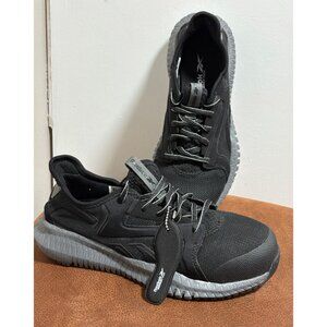 REEBOK FLEXAGON ADULTS ATHLETIC WORK SHOES MEMORY FOAM STEEL TOE PROTECTION